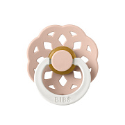 Пустышка латексная ночная Bibs Boheme Glow, 0+ 210256 Blush