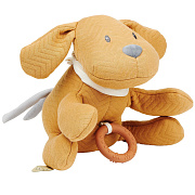 Игрушка мягкая музыкальная Nattou Musical Soft toy CHARLIE Собачка карамель