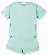 Костюм детский Amarobaby Jump футболка,шорты мятный 92