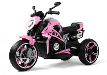 Детский электромотоцикл RiverToys C111MC розовый