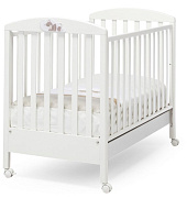 Детская кроватка Erbesi Dormiglione 125х65см белый