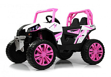 Детский электромобиль RiverToys F888FF 4WD розовый