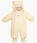 Комбинезон-трансформер зимний меховой AmaroBaby Snowy Travel молочный 62