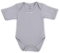 Боди Rant Hugs and Kisses с коротким рукавом Arctic Grey 74