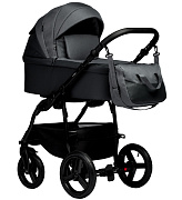 Детская коляска Indigo Impulse Eco 2 в 1 Ie06 серая кожа/серый