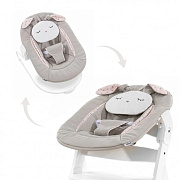 Шезлонг Hauck Alpha 2 в 1 Beige Bloom