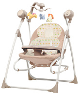 Детская колыбель-качели Carrello Nanny 3 в 1 Beige Dot