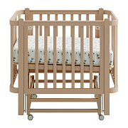 Кроватка детская Antemi Terra Light NEW с маятником НИК 17к капучино