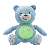 Игрушка набивная музыкальная Chicco Мишка голубой