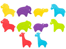 Антискользящие мини-коврики Roxy-Kids 10 шт SAFARI
