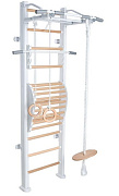 Детский спортивный комплекс Perfetto Sport Scala in legno 1 bianco-naturale