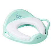 Накладка на унитаз мягкая Tega Baby Little Bunnies (Кролики) KR-020-105 мятный