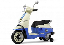 Детский электромотоцикл RiverToys Z222ZZ голубой