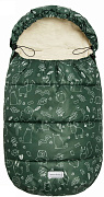 Конверт меховой AmaroBaby Snowy Travel 105 см зверята хаки