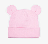 Чепчик (шапочка) AmaroBaby Nature essence bear розовый 40