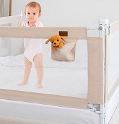 Барьер для кровати AmaroBaby Linear 160 см бежевый