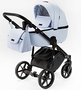 Детская коляска Adamex Nola Deluxe 3 в 1 N-SA17 (ГОЛУБАЯ КОЖА)
