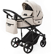Детская коляска Adamex Zico Deluxe New 3 в 1 ZN-SA07 (СВЕТЛО-БЕЖЕВАЯ КОЖА)